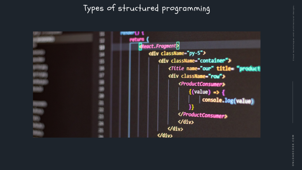 Types of structured programming