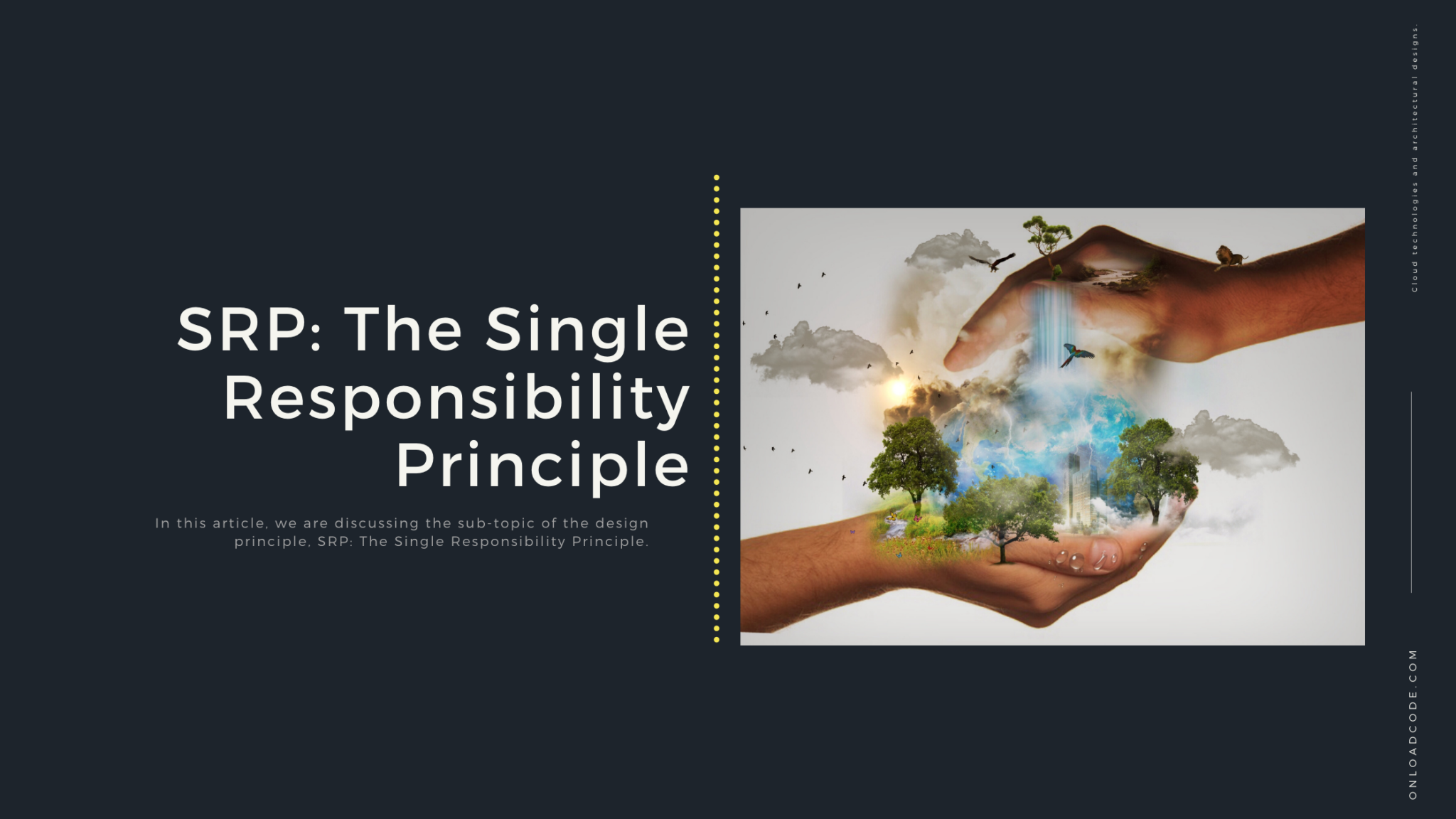 single responsibility principle.