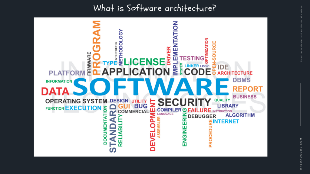 What is Software architecture