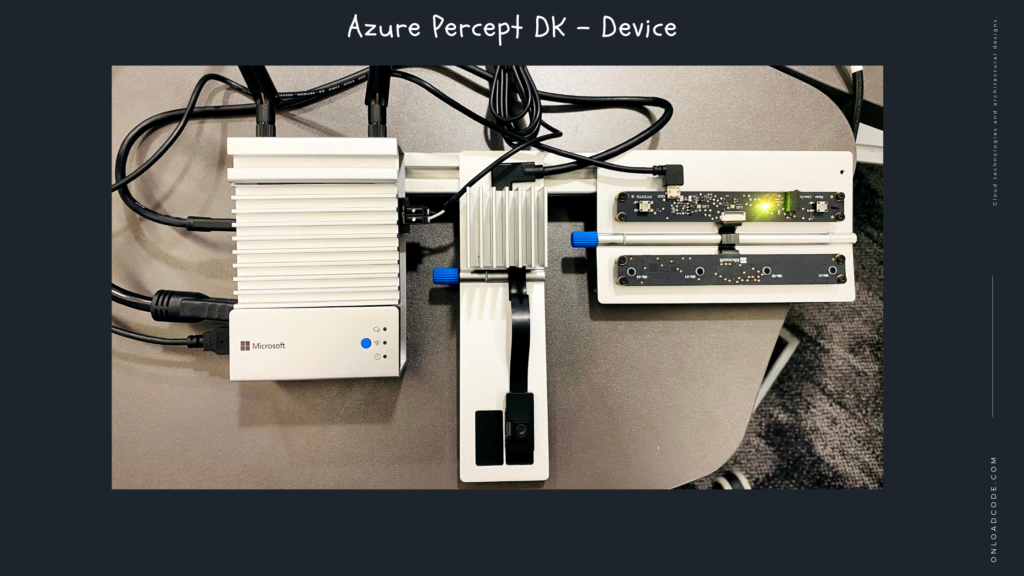 Azure Percept DK - Device cabled