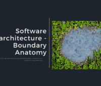 Software architecture – Boundary Anatomy